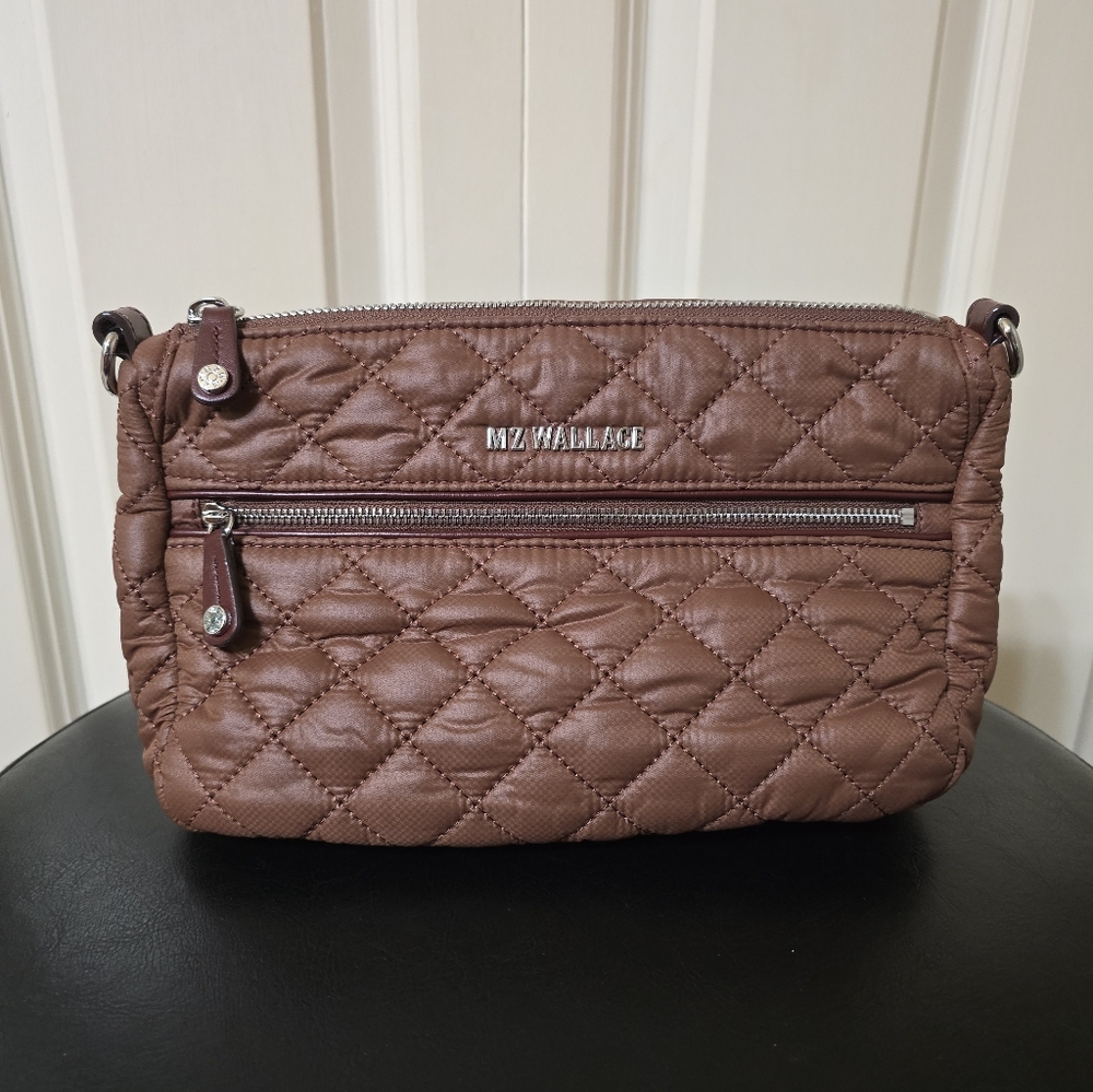 MZ Wallace Crosby Ella Crossbody/Color: Terracotta